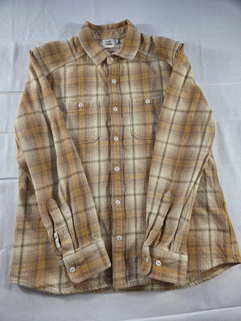 Flint and Tinder Plaid Flannel Work Shirt XL Huckberry